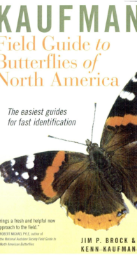 Butterflies of North America - Kaufman Guides - Kenn Kaufman, Jim P. Brock - English