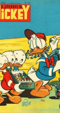 Le Journal de Mickey 0107 - Hachette 1954 - French